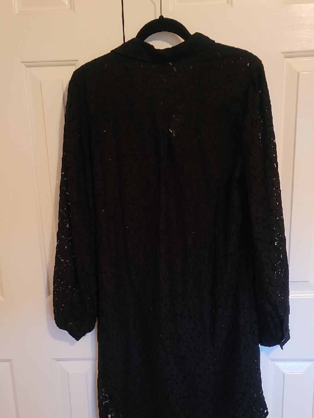 GAP Black Lace Button-Up Dress - Picture 4 of 5